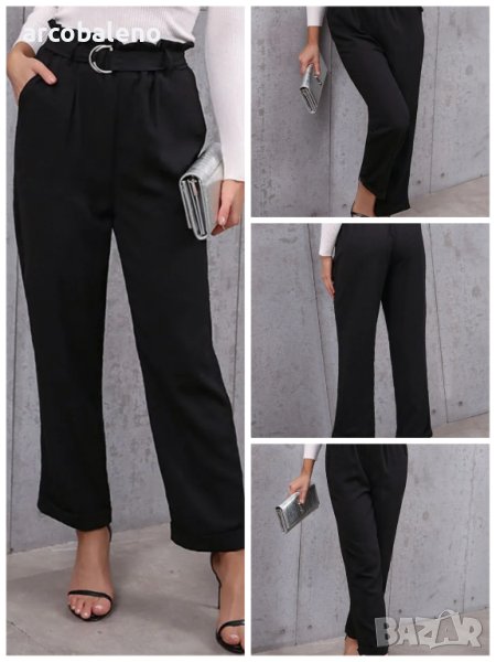 Модни дамски панталони с ластична талия, снимка 1