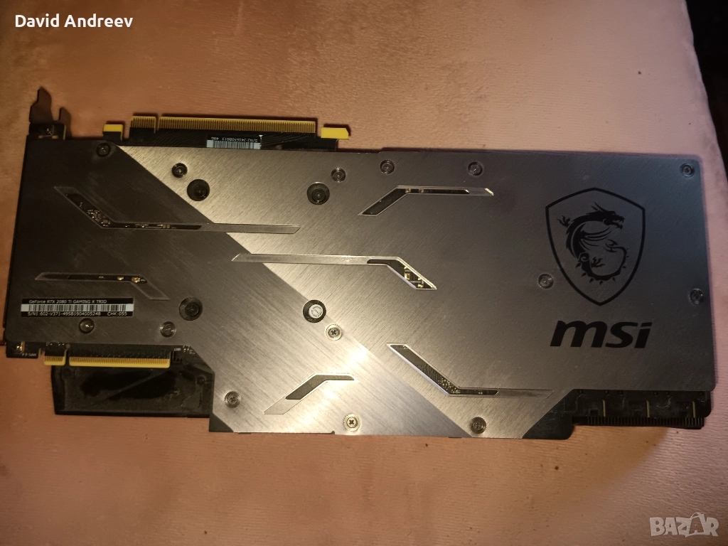 NVIDIA GeForce RTX 2080 Ti 11GB GDDR6-тествана, с хардуерни артефакти, снимка 1