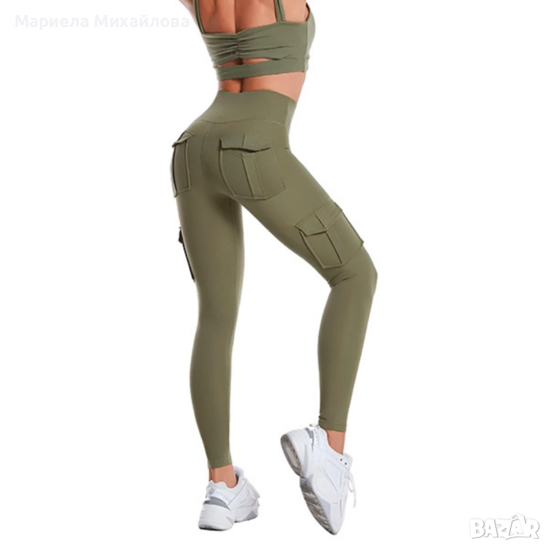 Оформящ дамски панталон с 4 джоба – висока талия и максимален комфорт., снимка 1