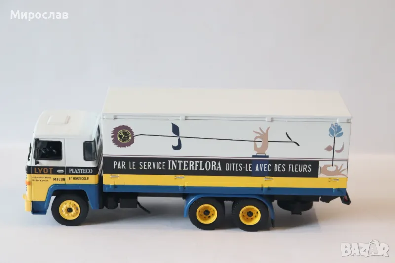 1:43 IXO SCANIA 140 КАМИОН КОЛИЧКА ИГРАЧКА МОДЕЛ, снимка 1