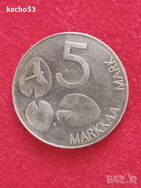 5 марки 1993 г. Финландия, снимка 1