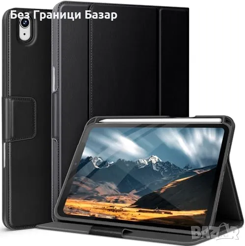 Нов Калъф за iPad Mini 7/6 с джоб и поставка – Магнитно затваряне кейс, снимка 1