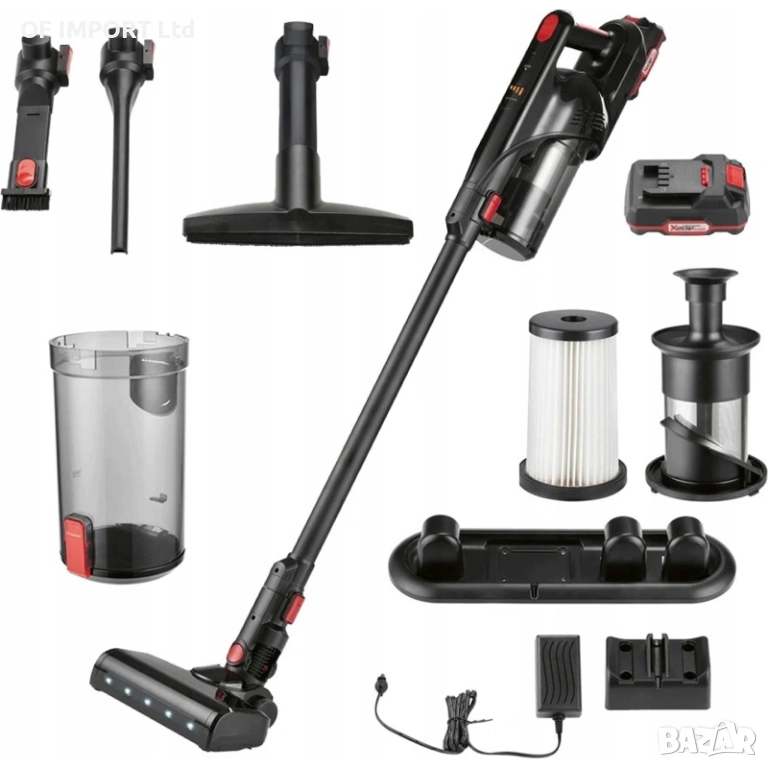 Мощна Безжична Циклонна Прахосмукачка SILVERCREST Parkside SHAZ 20 A1, снимка 1