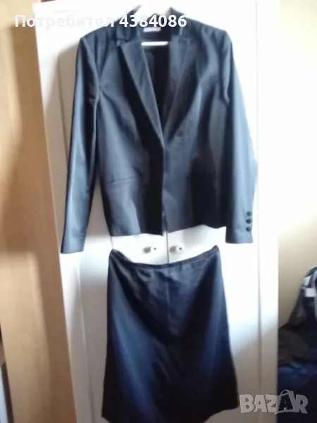 Черен костюм за офиса Ariston S, снимка 1