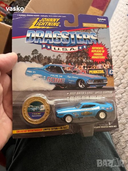 Johnny Lighting Драгстер, снимка 1