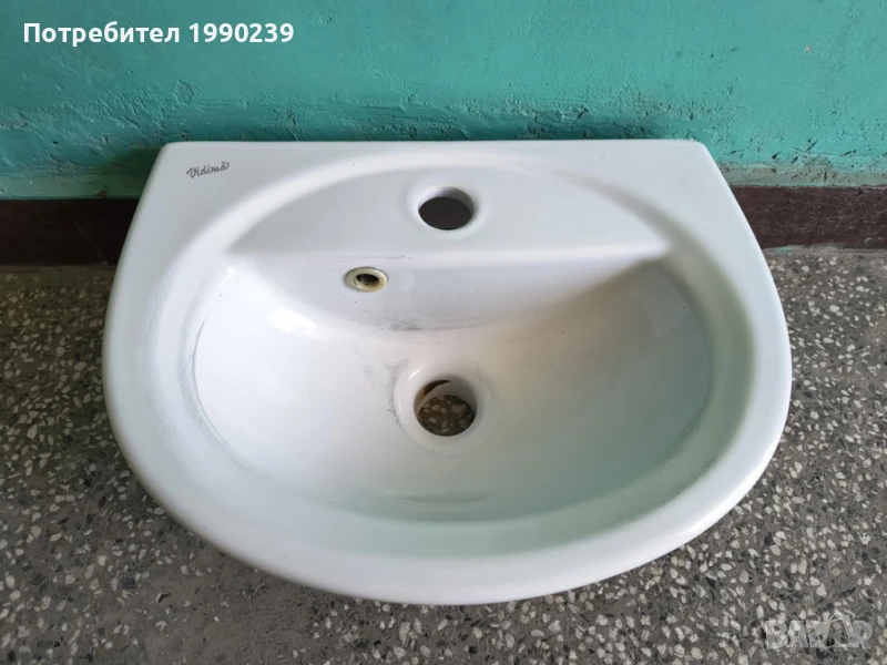 порцеланова мивка марка Vidima, снимка 1