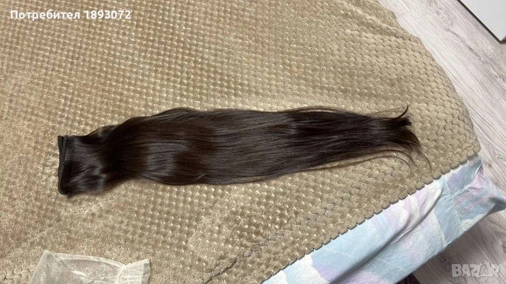 Естествена славянска коса 80см треса, снимка 1