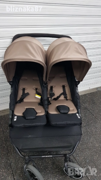 Baby Monsters - Бебешка количка за близнаци 2 в 1 Easy Twin Gris 2.0, снимка 1