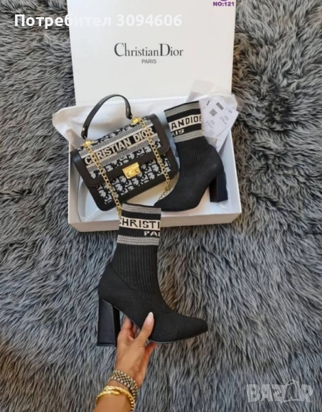 Дамски боти тип чорап , снимка 1