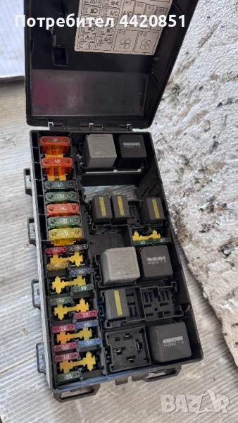 Контролен Модул (Бушонно Табло BSI / BSM ) за Ford Focus - 2M5T-14A076-AB / 518276100, снимка 1