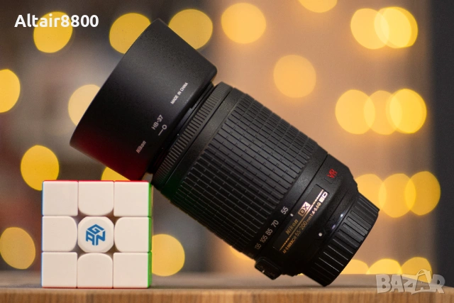 Nikon AF-S 55-200mm f/4-5.6G ED VR обектив Никон, снимка 3 - Обективи и филтри - 53014652