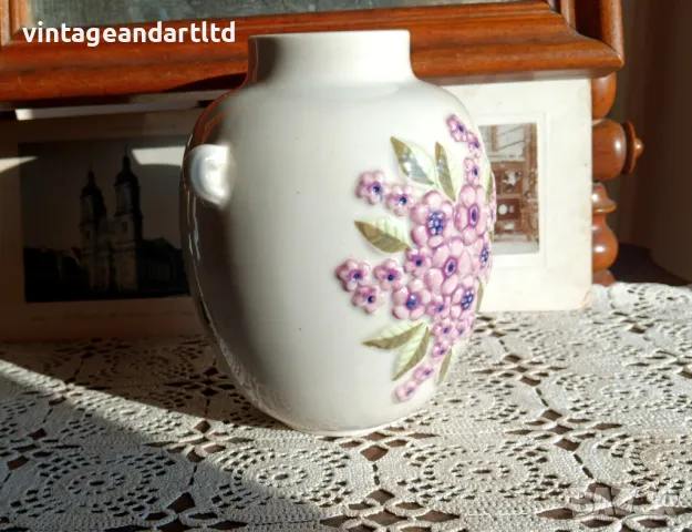 Колекционерска ваза, Rosa Ljung, Швеция, перфектна, снимка 2 - Антикварни и старинни предмети - 47464823