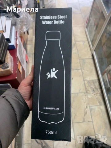 Детска бутилка за вода KollyKolla от неръждаема стомана, снимка 2 - Други стоки за дома - 53438594