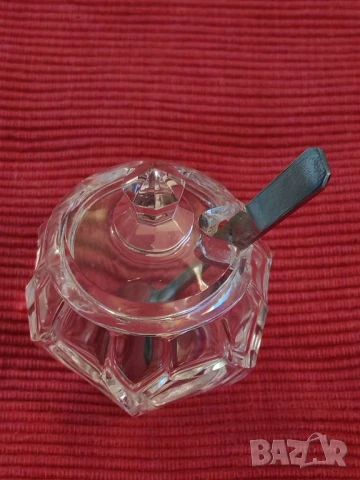 Френски кристал BACCARAT за хайвер, горчица, сладко. 