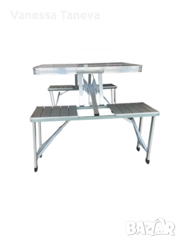Комплект сгъваема маса с вградени 4 стола , снимка 3 - Други - 52797964