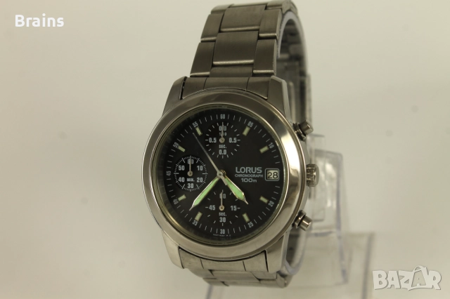 LORUS Chronograph Мъжки Кварцов Стоманен Часовник