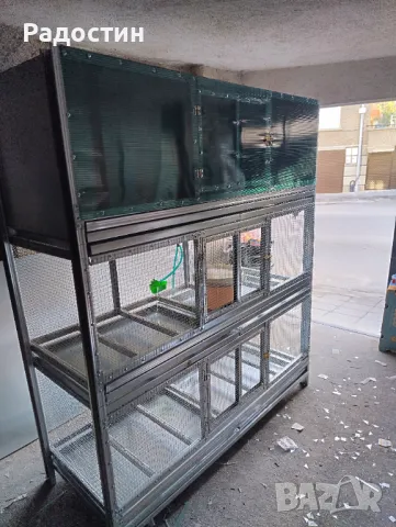 Двуетажна клетка с брудер 