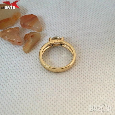 Пръстен с 14К златно покритие 224831, снимка 2 - Пръстени - 52904241