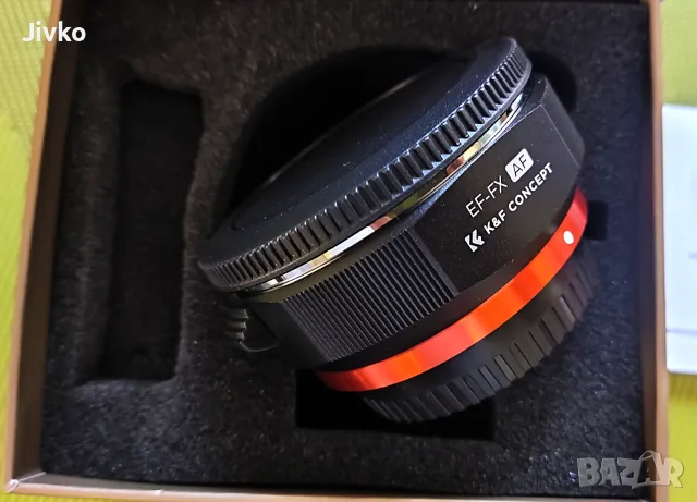 преходник Canon EF към Fuji X AF