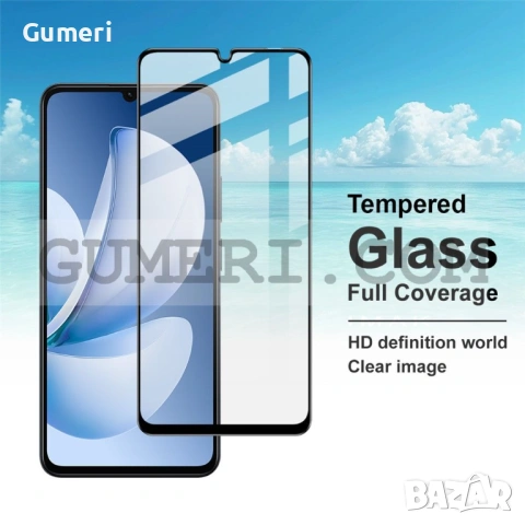 Протектор за Целия Екран Full Glue за Realme Note 70T, снимка 2 - Фолия, протектори - 53266051