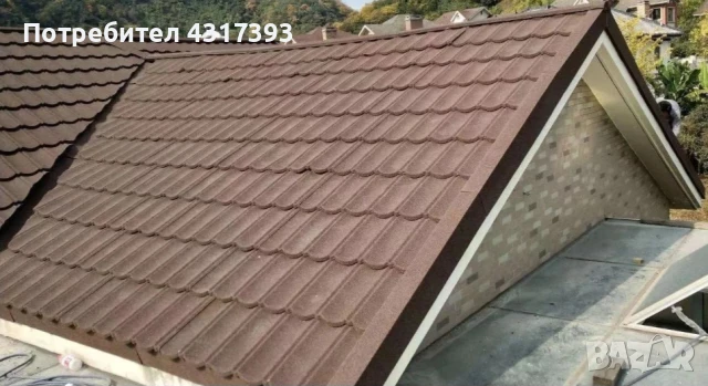 Метални керемиди с каменна посипка , снимка 9 - Строителни материали - 50866258