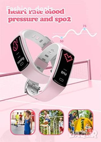 Нов Смарт часовник за фитнес тракер/Спорт Подарък Момичета, снимка 4 - Смарт гривни - 41597534