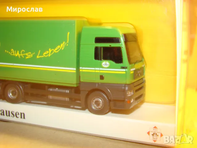 WIKING H0 1/87 MAN TGA КАМИОН МОДЕЛ ТИР ИГРАЧКА, снимка 4 - Колекции - 48165428
