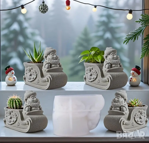 Молд дядо Коледа с шейна , снимка 6 - Форми - 51562984