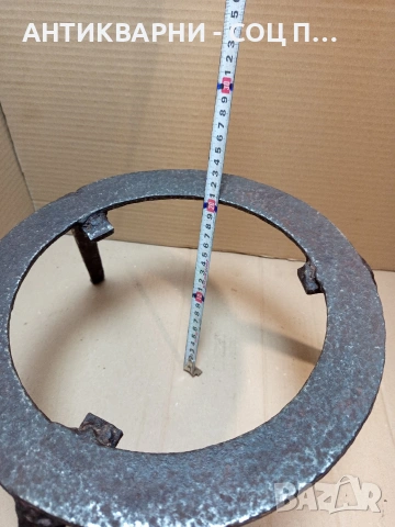 Стар Масивен Саджек Пиростия За Огнище 2.600кг. НОМЕР 1705., снимка 12 - Антикварни и старинни предмети - 53818614