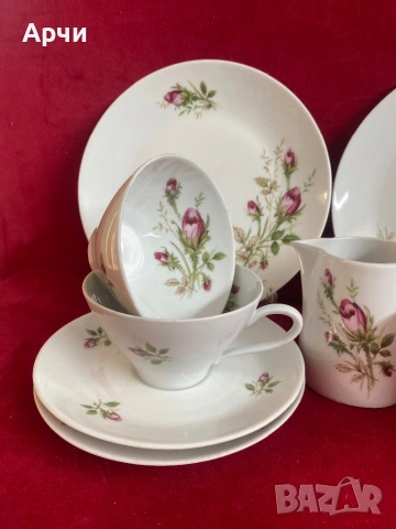 Баварски порцелан за двама , снимка 2 - Сервизи - 53837600