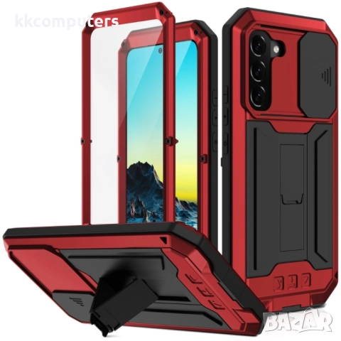 Samsung Galaxy S22 5G R-Just Удароустойчив/Водоустойчив Калъф 360 Градуса Защита и Протектор, 45 лв, снимка 2 - Калъфи, кейсове - 52818037