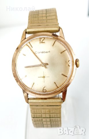 CORTEBERT - оригинален швейцарски часовник с ръчно навиване 