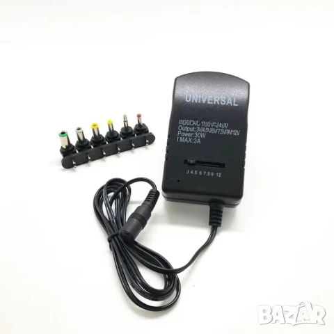 Универсален захранващ адаптер 30W 3-12V DC, снимка 11 - Друга електроника - 51236254