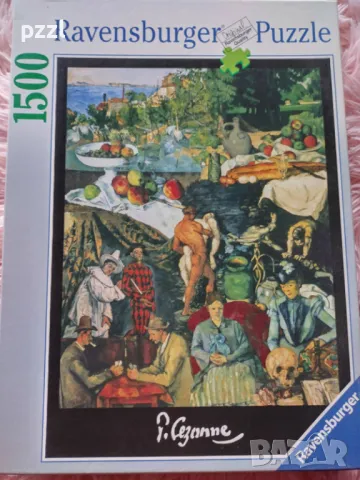 Пъзел "Masterpieces: Paul Cezanne" 2000 г. Ravensburger 1500 части, снимка 1