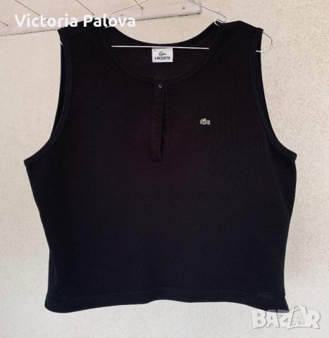 LACOSTE тениска кроп оригинал, снимка 12 - Корсети, бюстиета, топове - 41097972