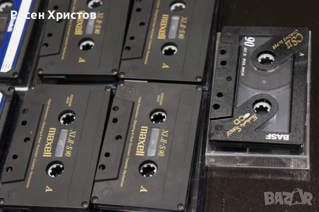 Аудио касети MAXELL XLII-S90, SONY, Scotch и Basf - 9 броя
