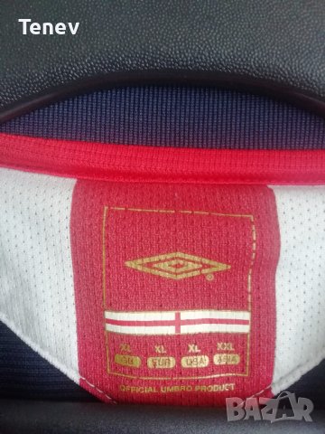England Umbro оригинален потник Англия Умбро размер XL, снимка 5 - Тениски - 42295312