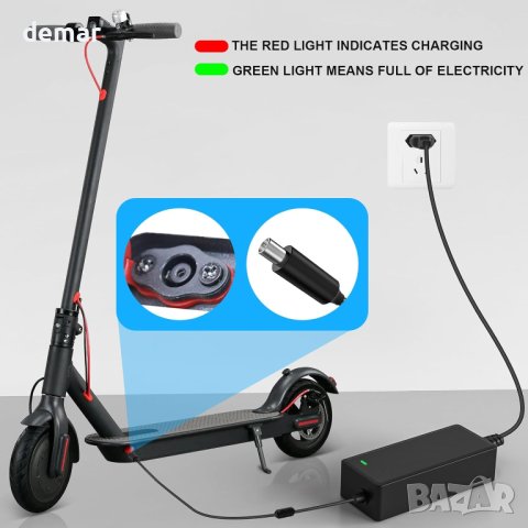Mezelon® 42V 2A зарядно устройство за електрически скутери Xiaomi и Segway Ninebot, снимка 2 - Друга електроника - 44217788