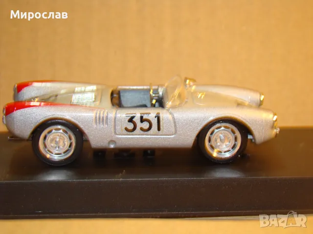 BRUMM 1:43 Porsche 550 1500/RS РАЛИ МОДЕЛ КОЛИЧКА, снимка 5 - Колекции - 48158575