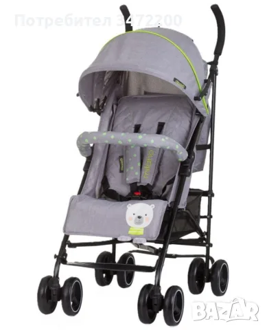 Детска лятна количка Chipolino - Милано, мече, снимка 5 - Детски колички - 56237762