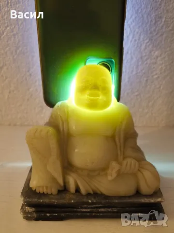 стара китайска скулптура на щастливия Буда., снимка 8 - Антикварни и старинни предмети - 48984401