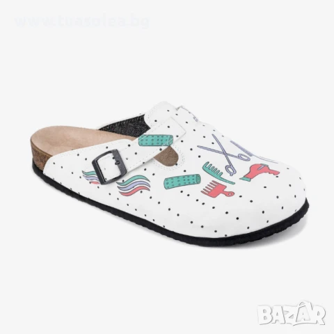 🥁 Намаление - Ортопедични чехли със стелка от естествен велур | Марка Tuasolea, снимка 1