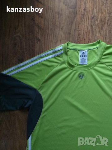 adidas roland garros - страхотна мъжка тениска УГОЛЕМЕНА, снимка 3 - Тениски - 40738791