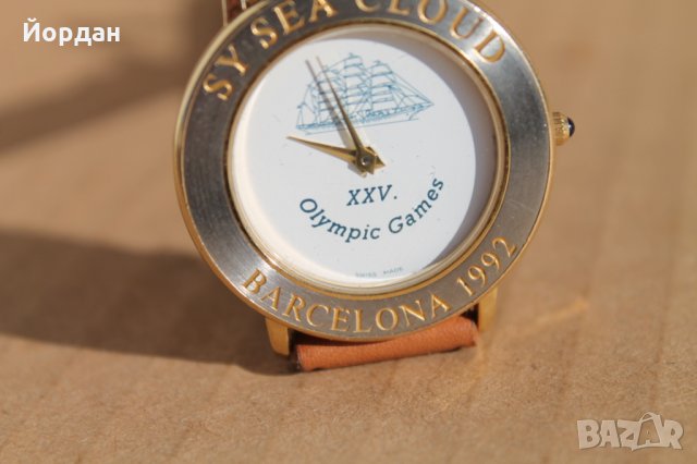 Мъжки кварцов часовник Олимпийски игри Барселона 1992г, снимка 8 - Мъжки - 35806105