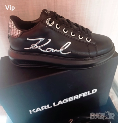 Дамски кецове Karl Lagerfeld, снимка 3 - Кецове - 52127267