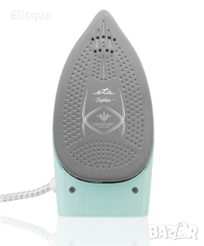 Туристическа ютия Voltz, 1500W Max, Керамична плоча, Паров удар, Сгъваема дръжка, Бял/зелен, снимка 8 - Друга електроника - 52786874