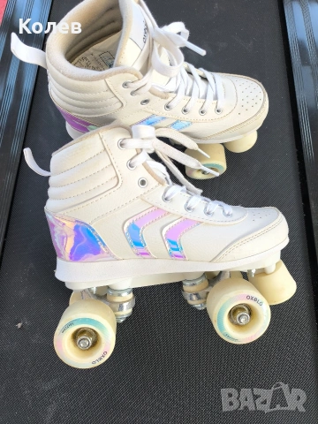 Детски ролкови кънки QUAD 100, от Декатлон, за момиче. 