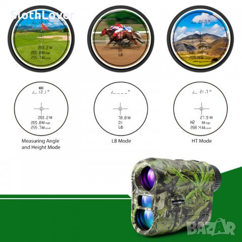 ПРОМО! Нов Професионален Лазерен Далекомер До 1000 метра, снимка 8 - Ловно оръжие - 34040427