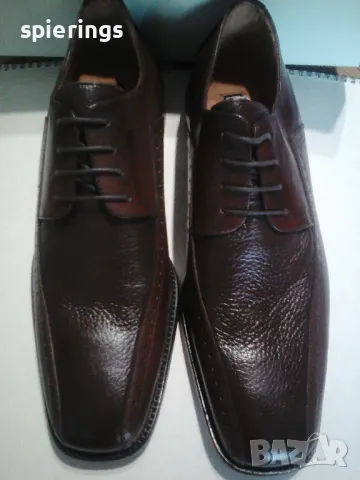 Продавам  мъжки  овувки"Bachrach" Цвят  кафяв  1 чифт размер 10 1/2 .US, снимка 6 - Официални обувки - 50200716