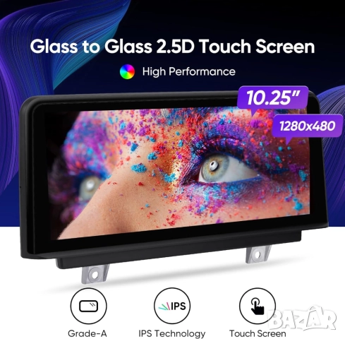 Мултимедия за BMW, NBT, 3, 4, серия, F30, F31, F32, F33, F34, F36, Android навигация, Андроид, екран, снимка 7 - Аксесоари и консумативи - 52570470